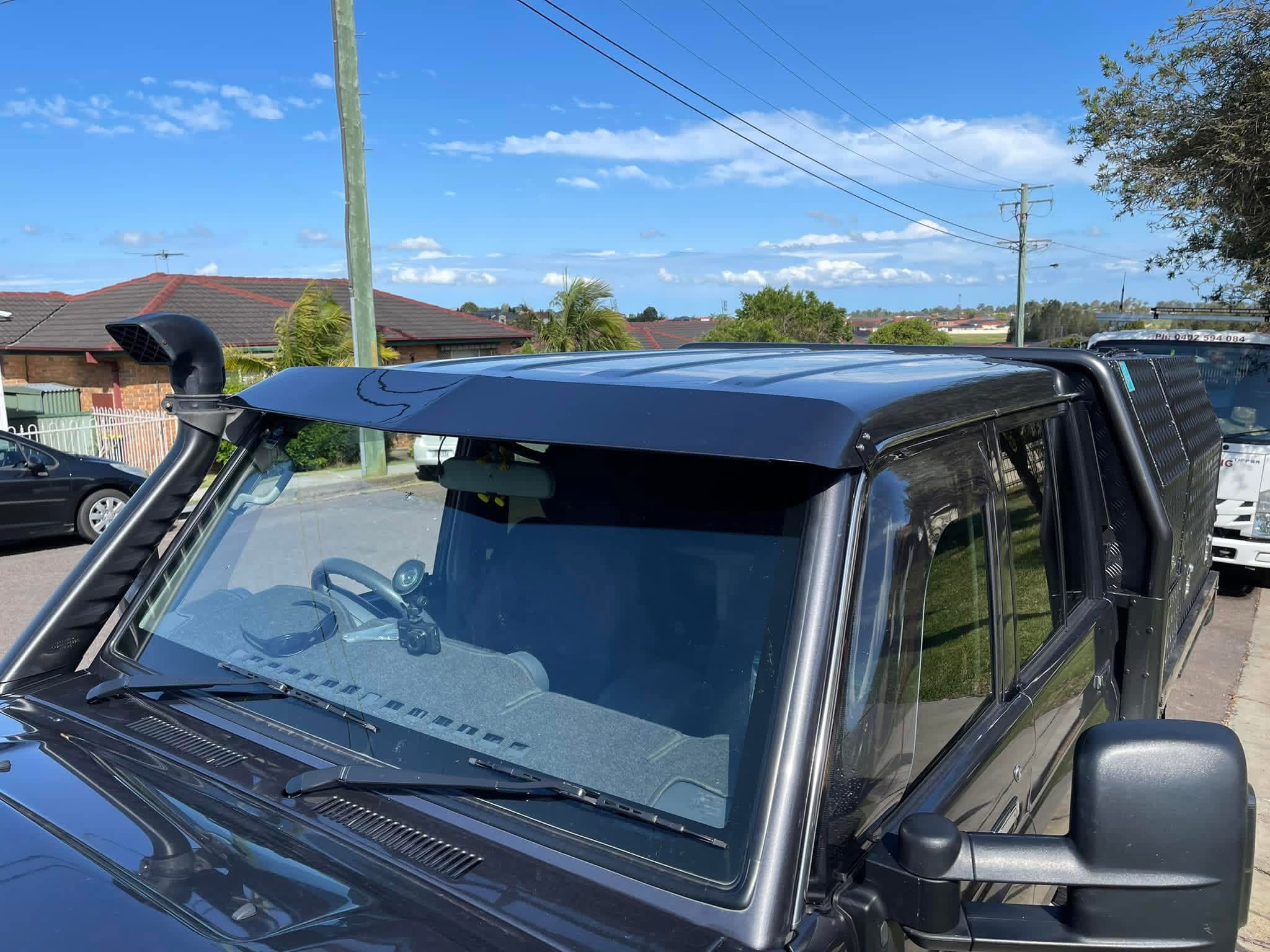Toyota landcruiser 79 series sun visor