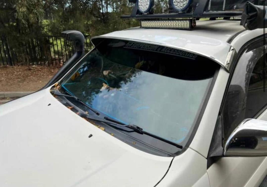 Toyota LandCruiser 200 Series 11/2007- 2021 Solid Windscreen Sunvisor
